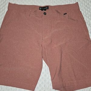 Travis Matthew Golf Shorts Mens Size 38 Stretch Performance Red